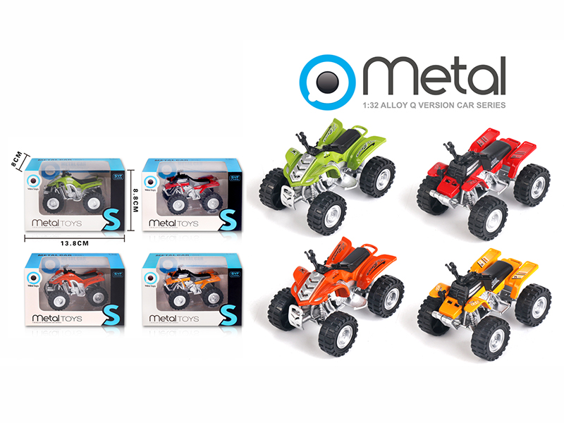 Alloy Pull Back ATV Motorcycle