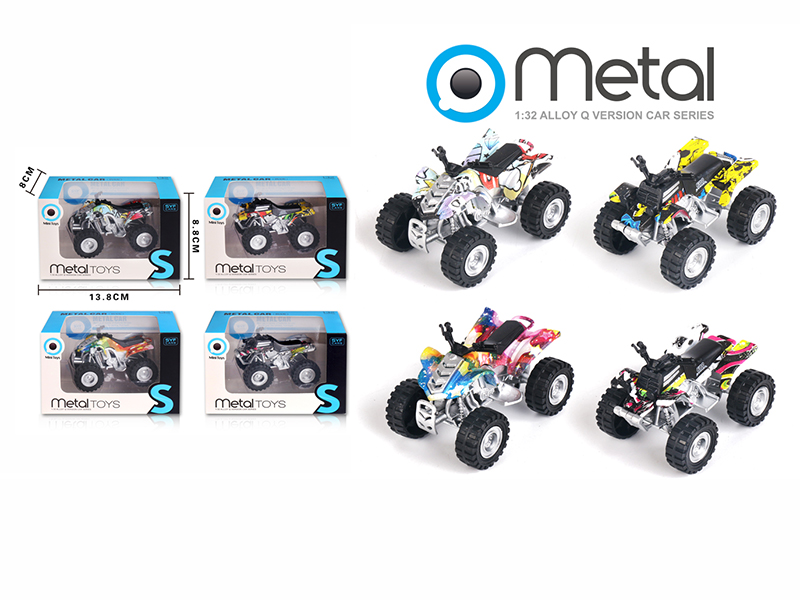 Alloy Pull Back ATV Motorcycle