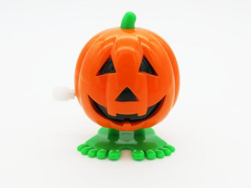 Wind Up Jumping Halloween Pumpkin
