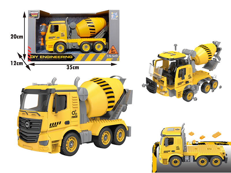 DIY Slide Concrete Mixer
