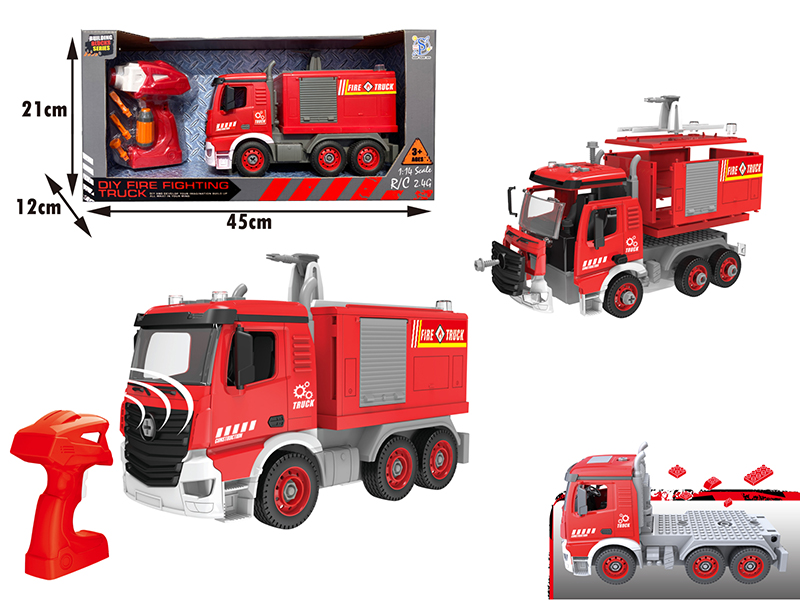 DIY Fire Engine With Remote Controller