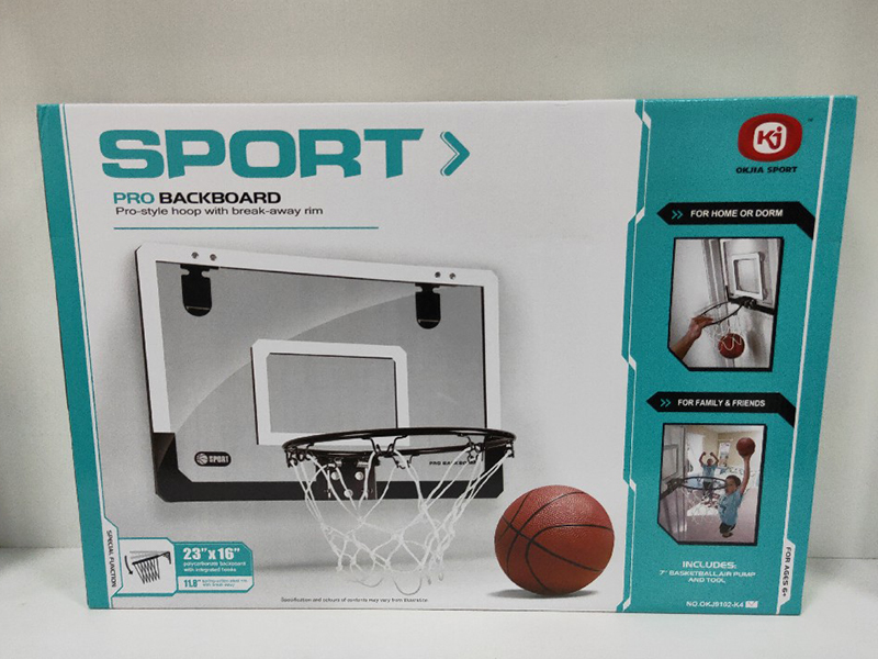 Simulated Transparent Basket Ball Board