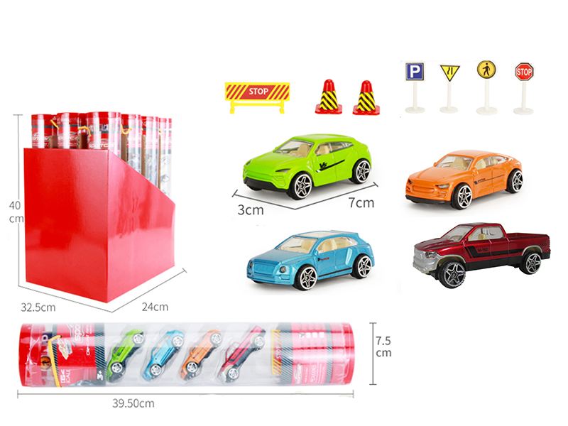 Slide Alloy Car 4pcs