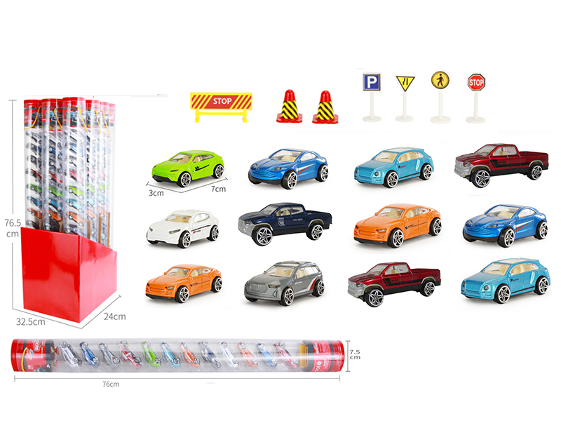 Slide Alloy Car 12pcs