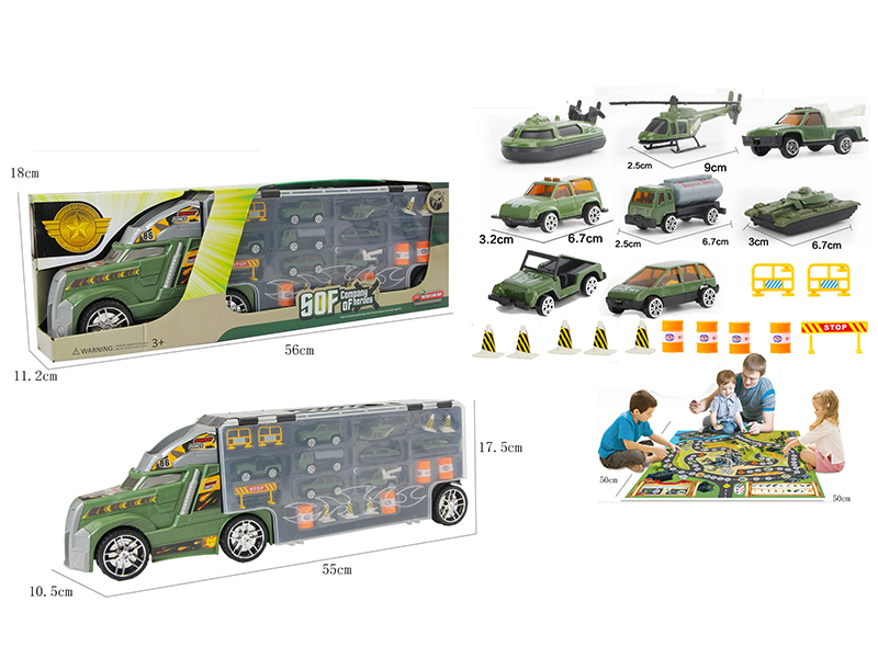 Military Container Car With Alloy Car