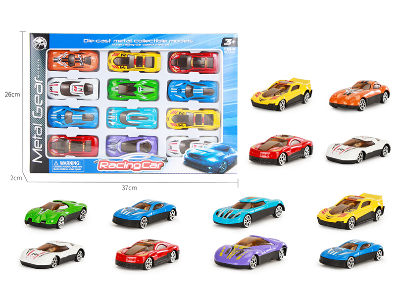 Slide Alloy Car 12pcs