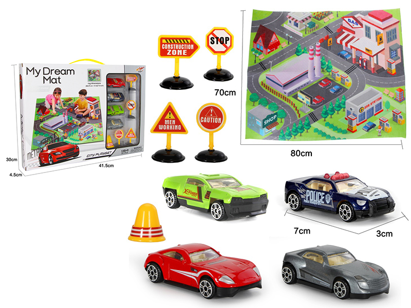 Alloy City Carpet Game Set