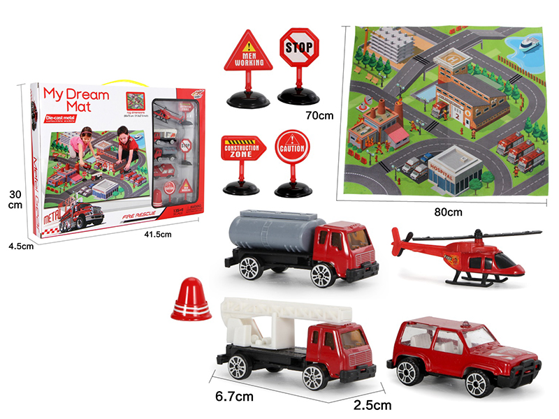 Alloy Fire Control Carpet Game Set