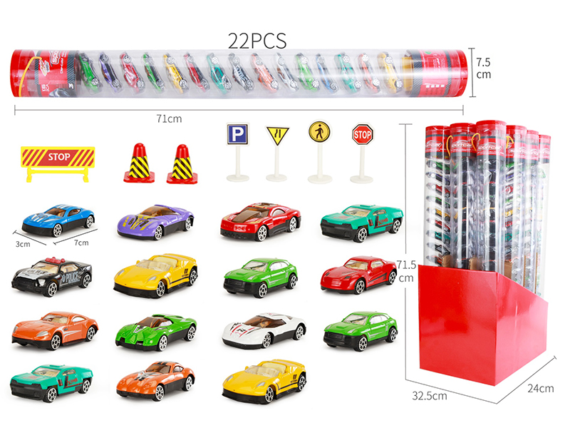 Slide Alloy Car  15pcs