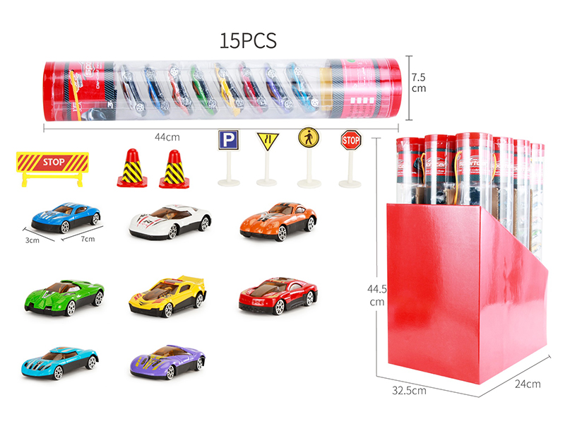 Slide Alloy Car 8pcs