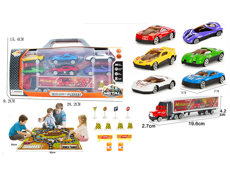 Storage Box Alloy Race Car Set