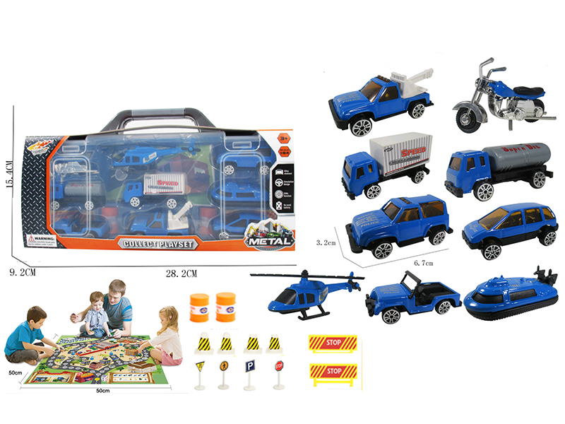 Storage Box Alloy Police Set