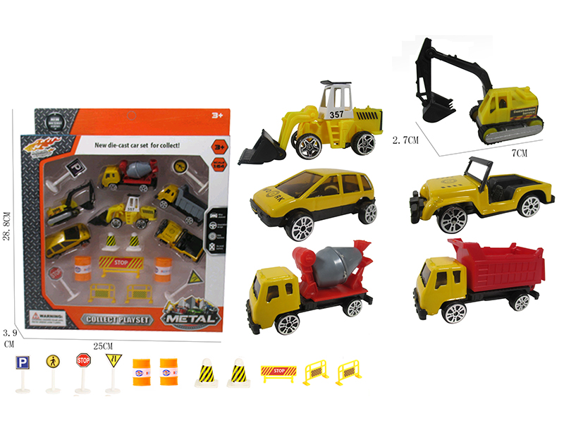 1:64 Alloy Engineering Truck Set