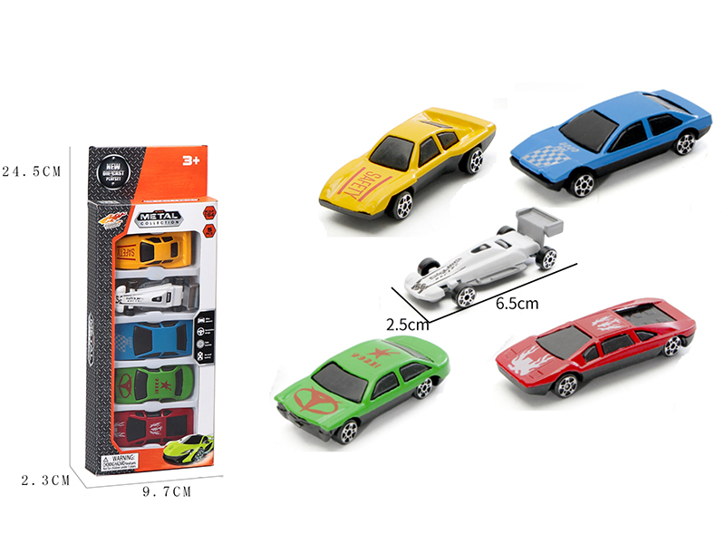 Slide Small Alloy Cars 5pcs