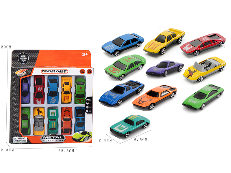 Slide Small Alloy Cars 10pcs