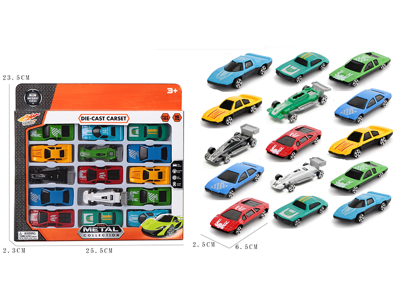 Slide Small Alloy Cars 15pcs