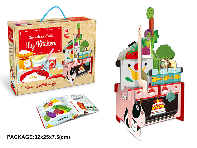 3D Puzzle + Book