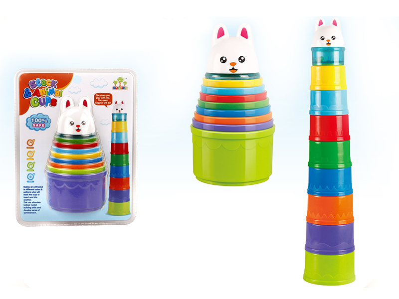 Animal Cups Jenga