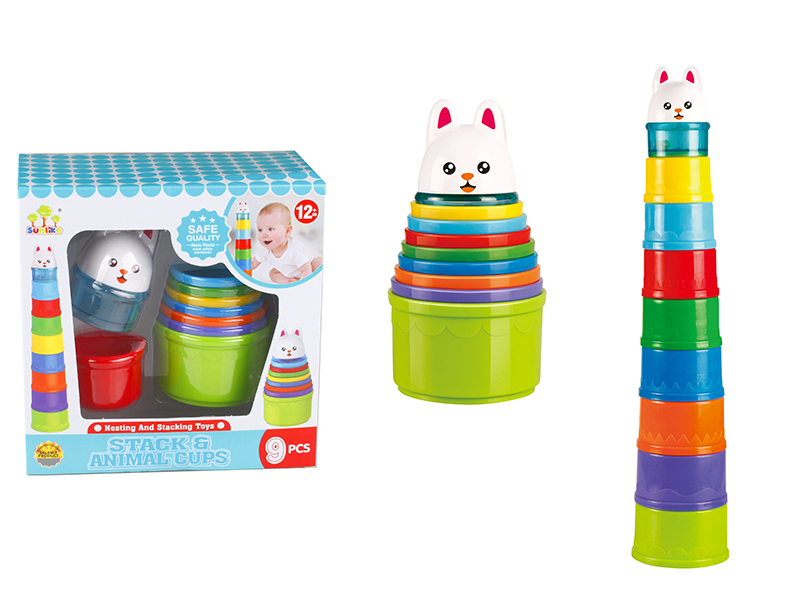 Animal Cups Jenga