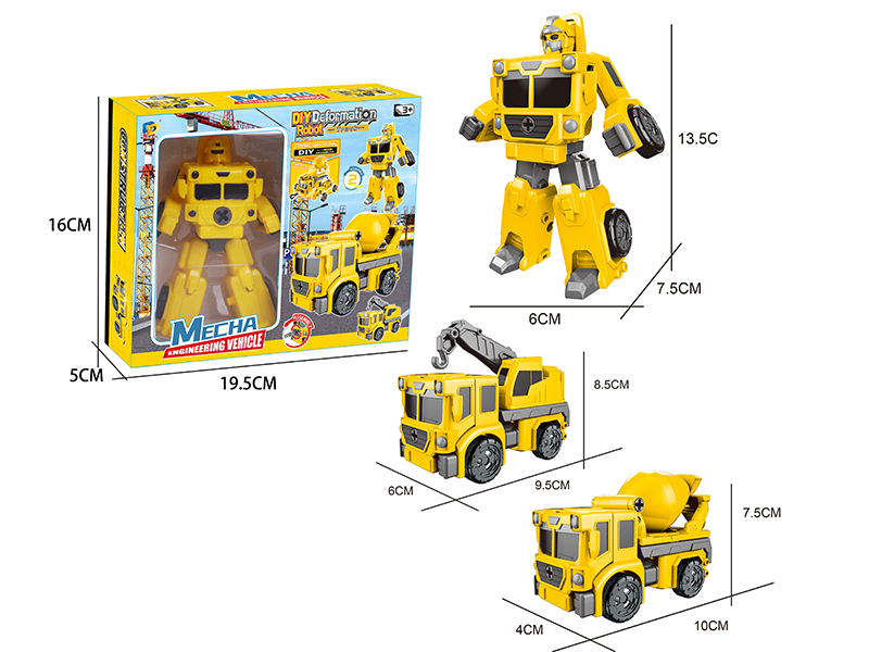 DIY Assembly Transformation Engineering Truck