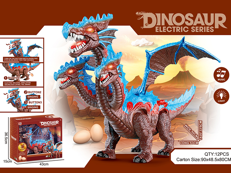 B/O Lays Eggs Three Heads Fairy Dragon
