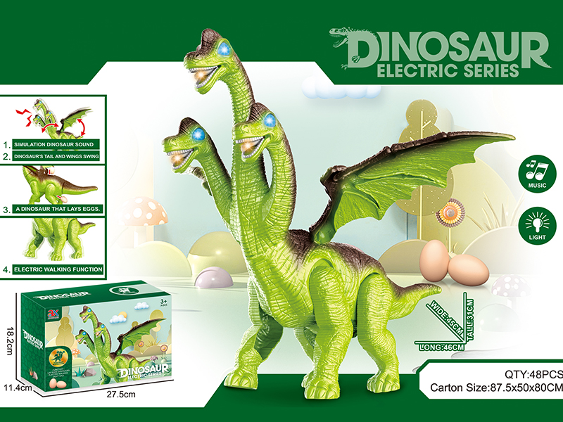 B/O Lays Eggs Three Head Brachiosaurus