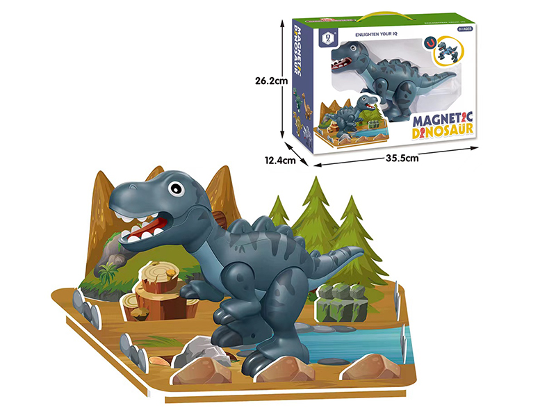 Magnetism Assembly Dinosaur(T-Rex Scenes)