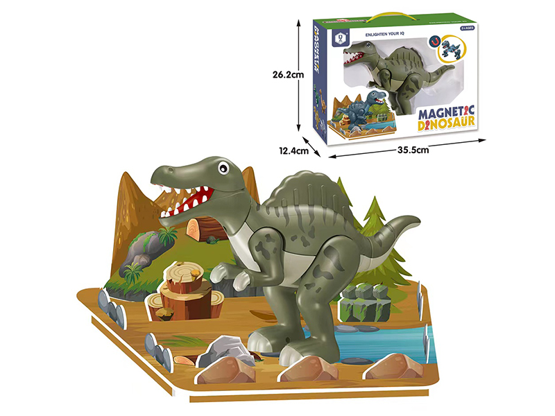 Magnetism Assembly Dinosaur(Spinosaurus  Scenes)
