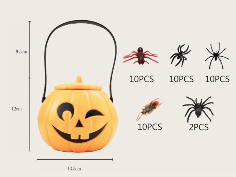 Halloween Pumpkin Bucket Set