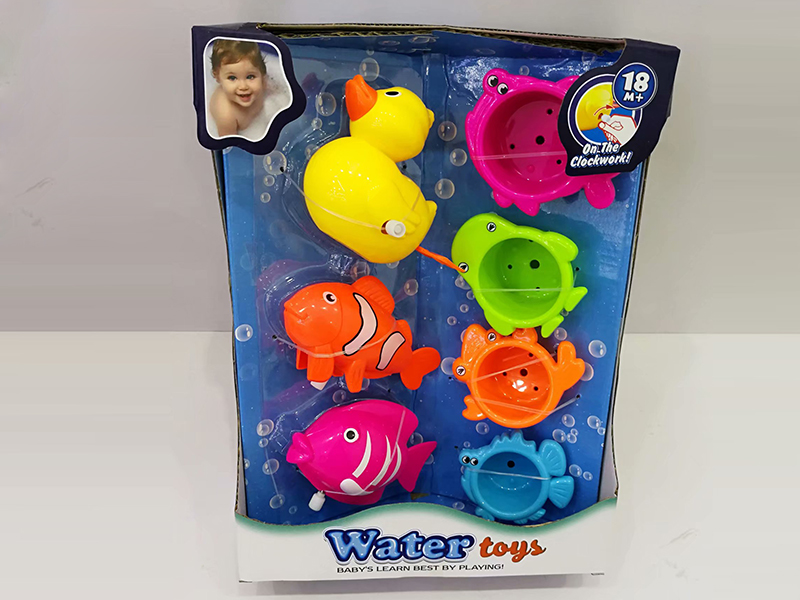 Wind Up Swimming Fish,Duck+ 4 Cup
