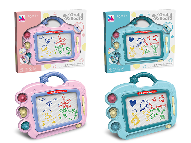 Color Magnetism Writing Board