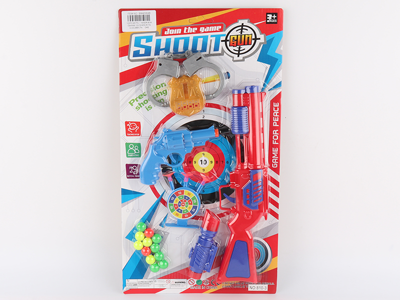Soft Bullet Ping-Pong Ball Gun Set