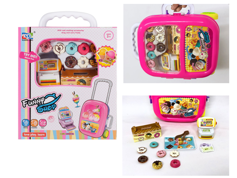 Donut Shop Suitcase