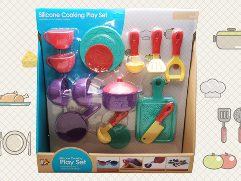 16pcs Soft Plastic Tea Set
