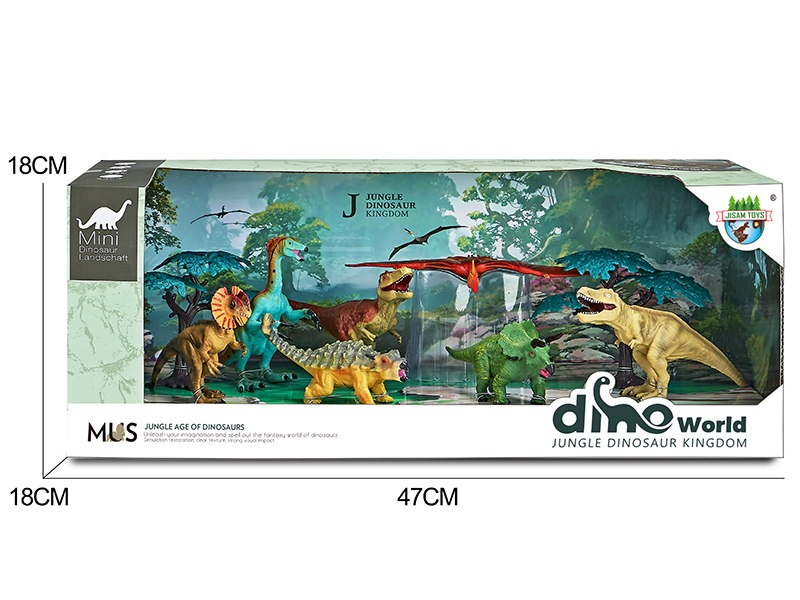 Dinosaur Forest Scene Set