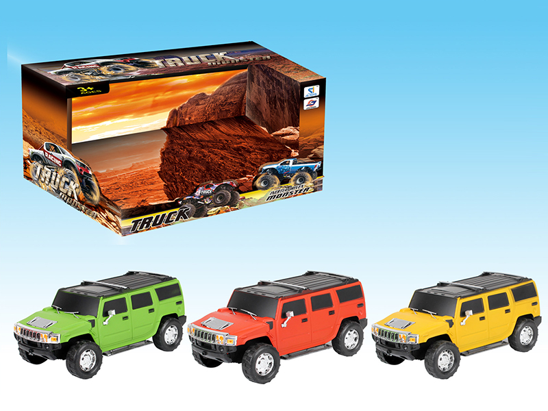Friction Hummer Racing Car