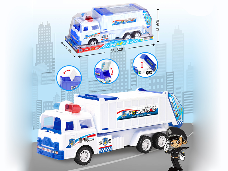 Friction Police Car