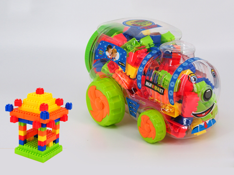 Small Train Shell Building Blocks(350g) 100pcs+