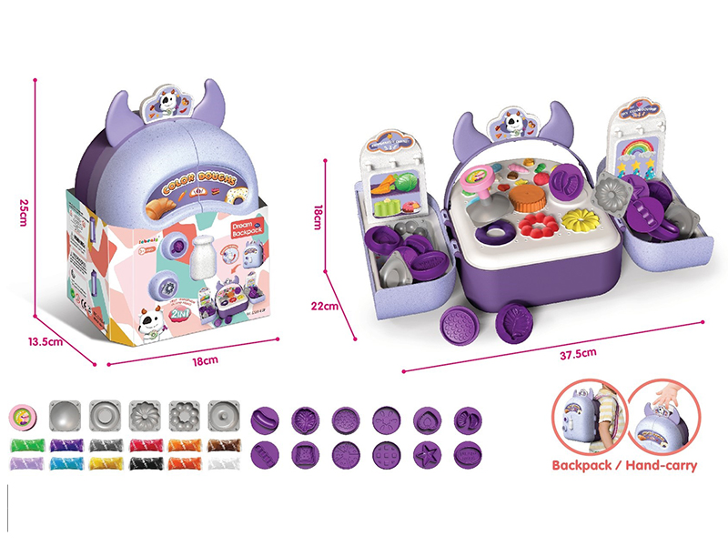 Multifunctional Backpack Clay Set
