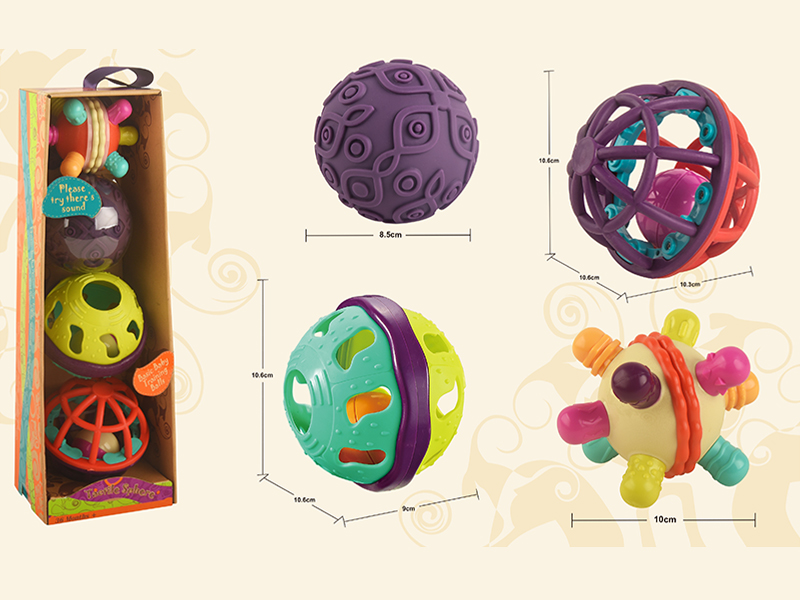 Teether Rattle Ball Combination
