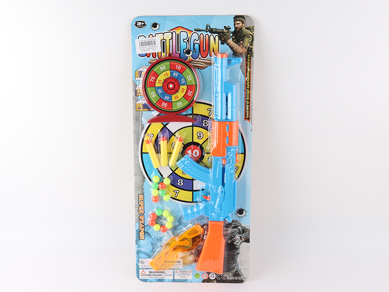 Blue Pingpong Ball Soft Bullet Gun