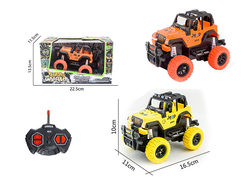 1:30 R/C 4CH Cross Country Jeep With Light