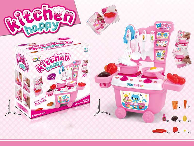 Pink Small Kitchen Table