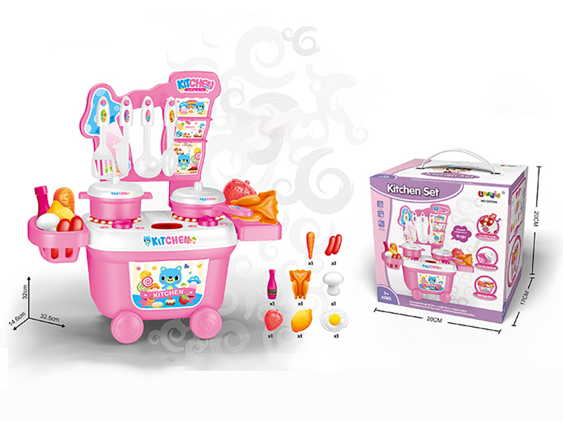 Pink Small Kitchen Table