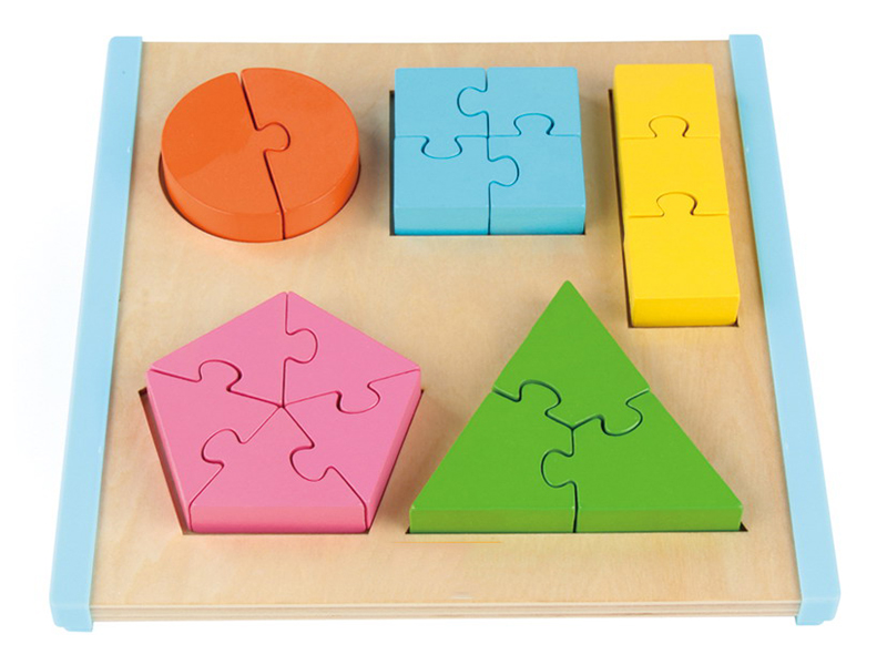 Wooden Shape Splicing Learning Board