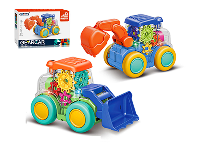 B/O Go And Bump Engineering Car With Light And Music