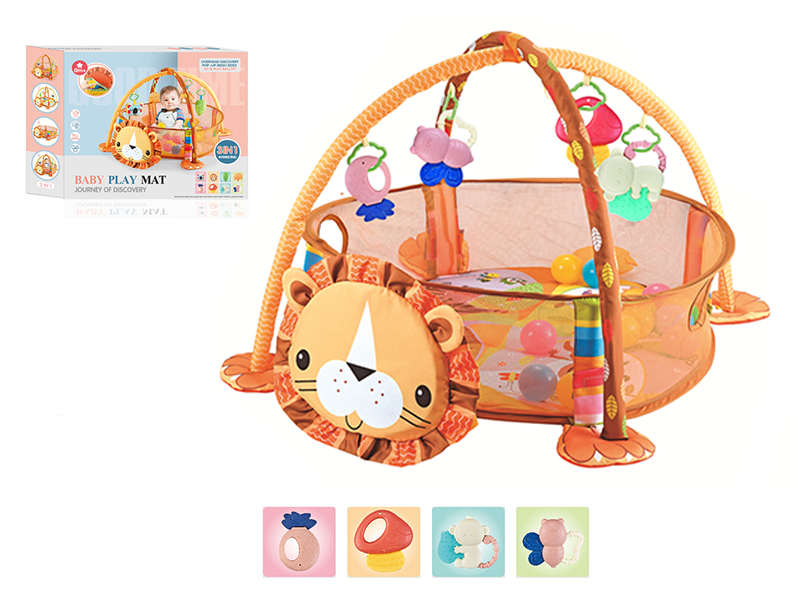 3 In 1 Lion Game Ball Pool With 30 Balls