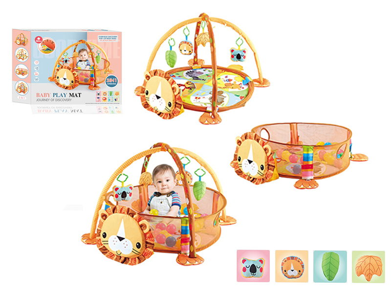 3 In 1 Lion Game Ball Pool With 12 Balls