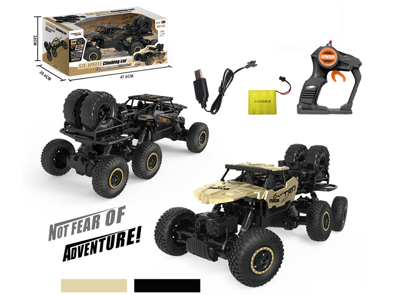 1:12 2.4G Remote Control Six-Wheel Drive Alloy Climbing Car