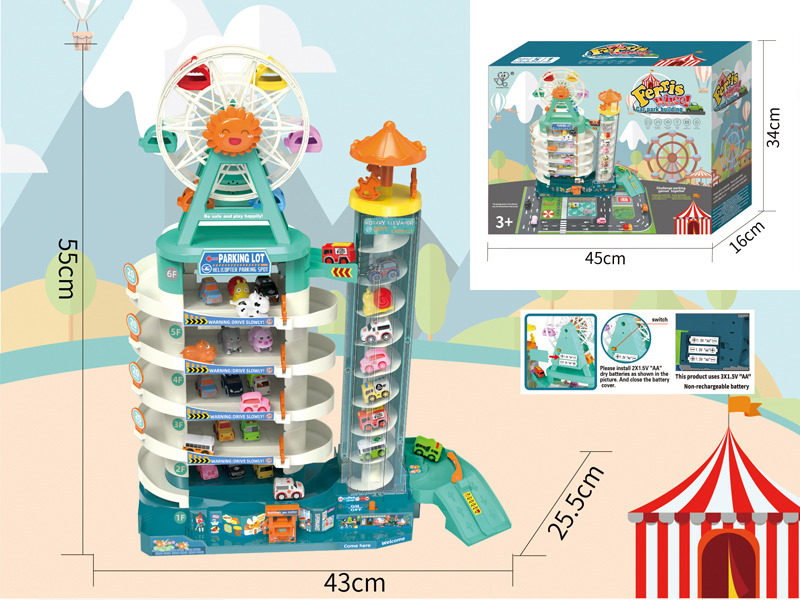 B/O 6Layer Ferris Wheel Car Park Building